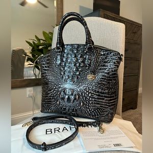 Brahmin Large Duxbury Satchel - Dusk Melbourne